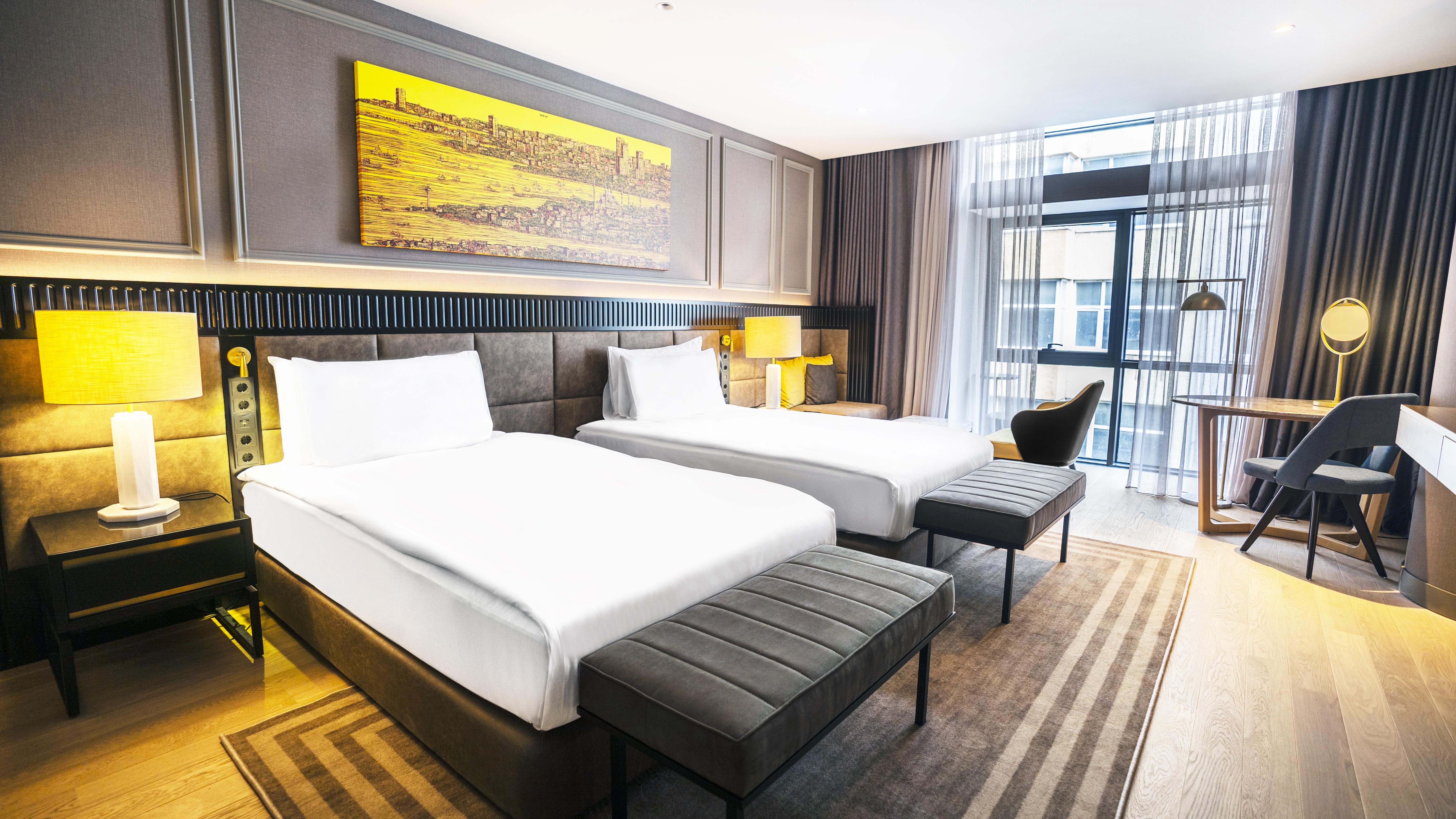 Sofitel Istanbul Taksim Hotell Exteriör bild Deluxe Room