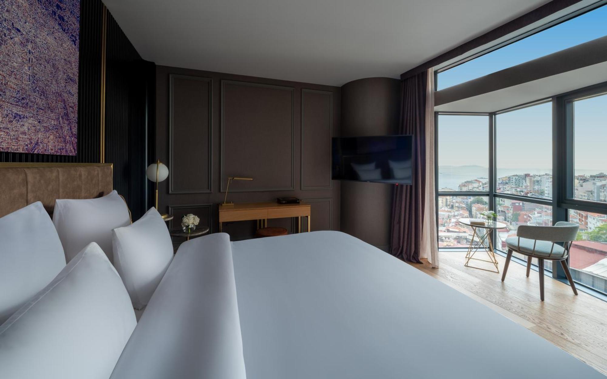 Sofitel Istanbul Taksim Hotell Exteriör bild Deluxe Room
