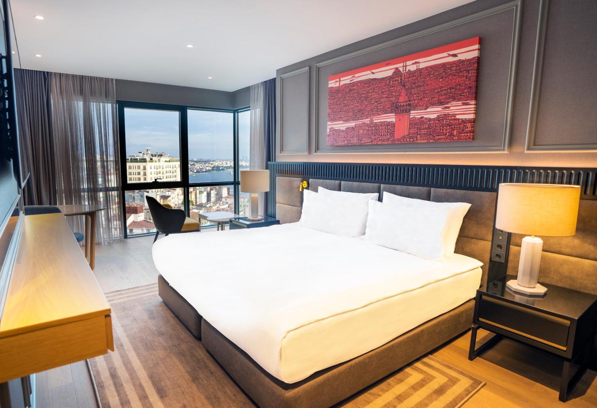 Sofitel Istanbul Taksim Hotell Exteriör bild Deluxe Room